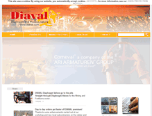 Tablet Screenshot of diaval.com